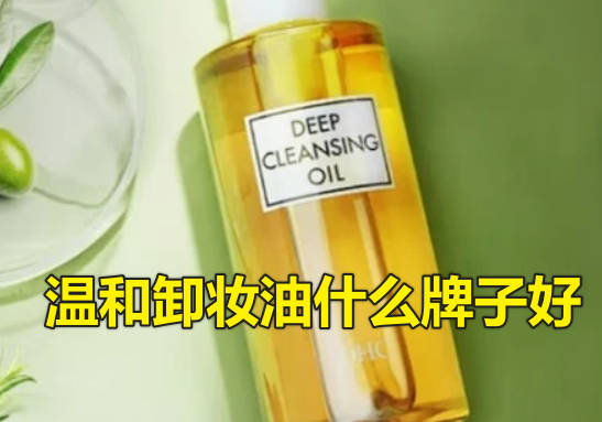 温和卸妆油什么牌子好